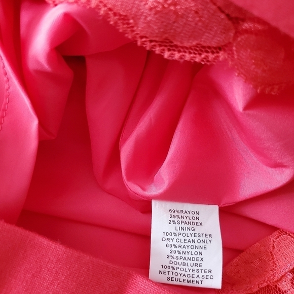 Trina Turk Leatrice Ponte Knit Shift Dress Coral Red - Picture 6 of 6